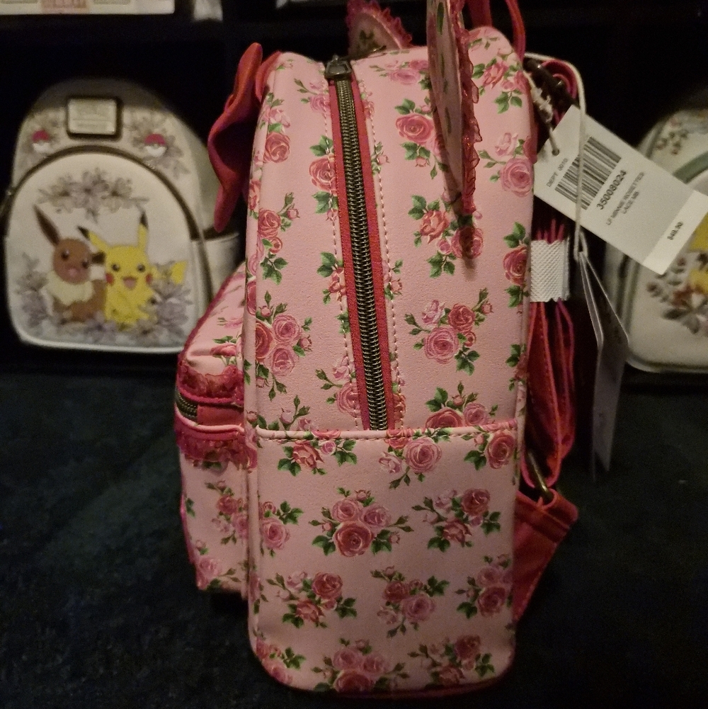 Disney Minnie Roses Loungefly Mini Backpack - Picture 2 of 4